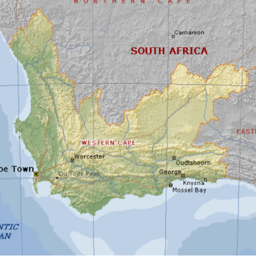 Map Western Cape